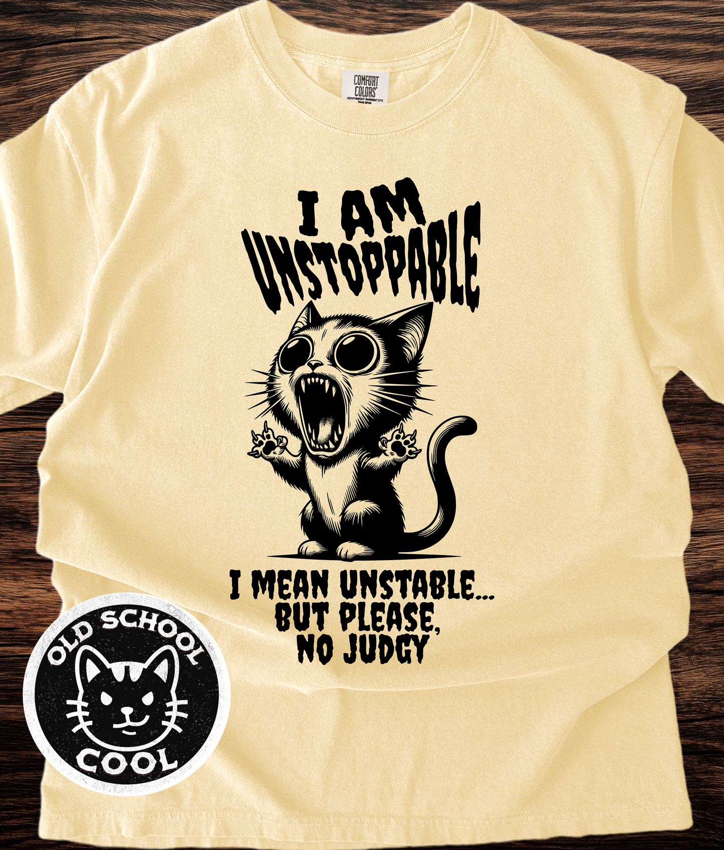 Unstoppable Unstable Cat T-Shirt