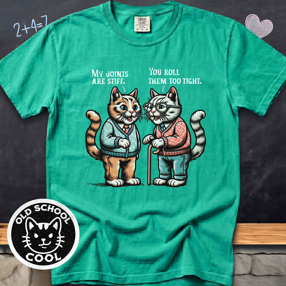 Stiff Joints Cat Tee