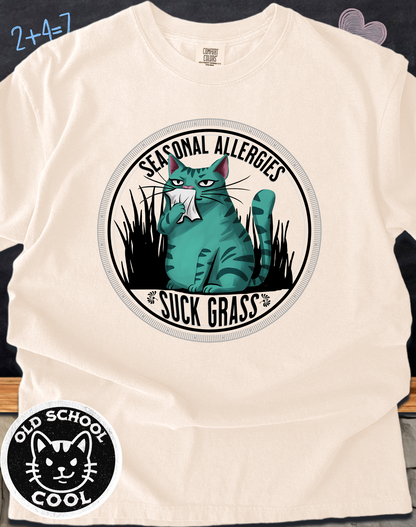 Funny Allergy Cat T-shirt