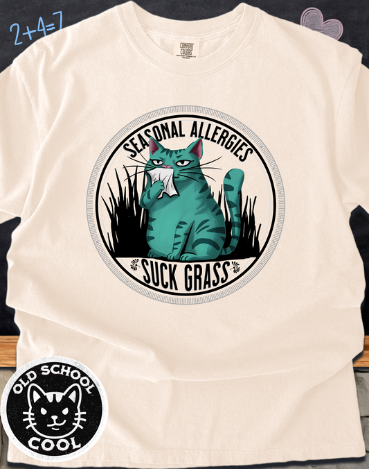Funny Allergy Cat Tee