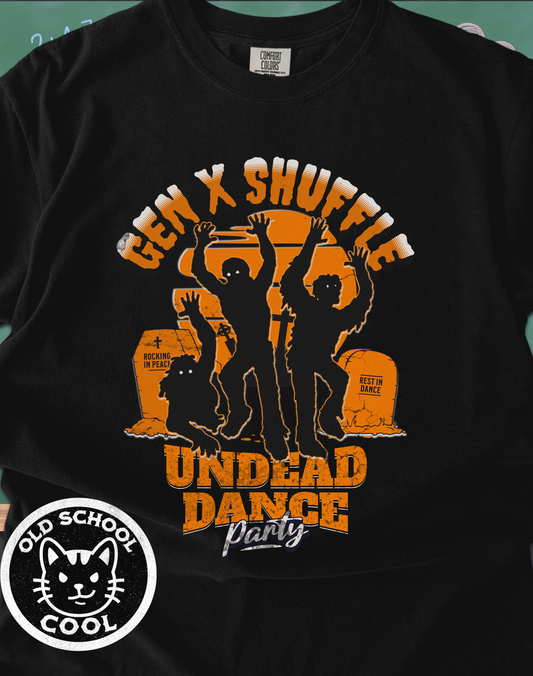 Gen X Undead Shuffle Tee - Halloween Tee