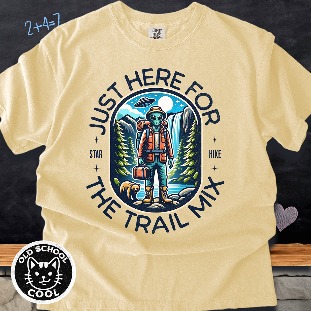 Trail Mix Hiking Alien Tee