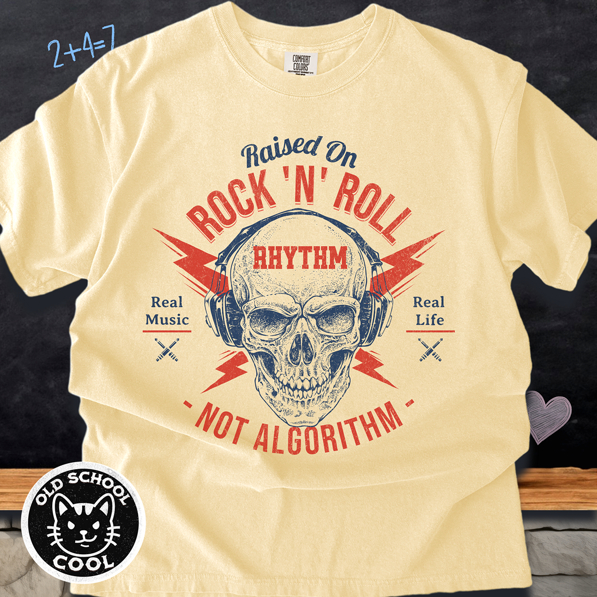 Rock 'N' Roll Rhythm Tee - Front Design