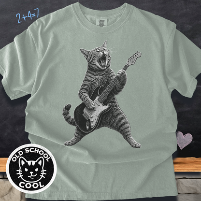 Rock Cat Guitarist Tee
