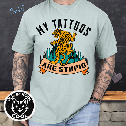 My Tattoos Are Stupid™ Vintage Tiger T-Shirt