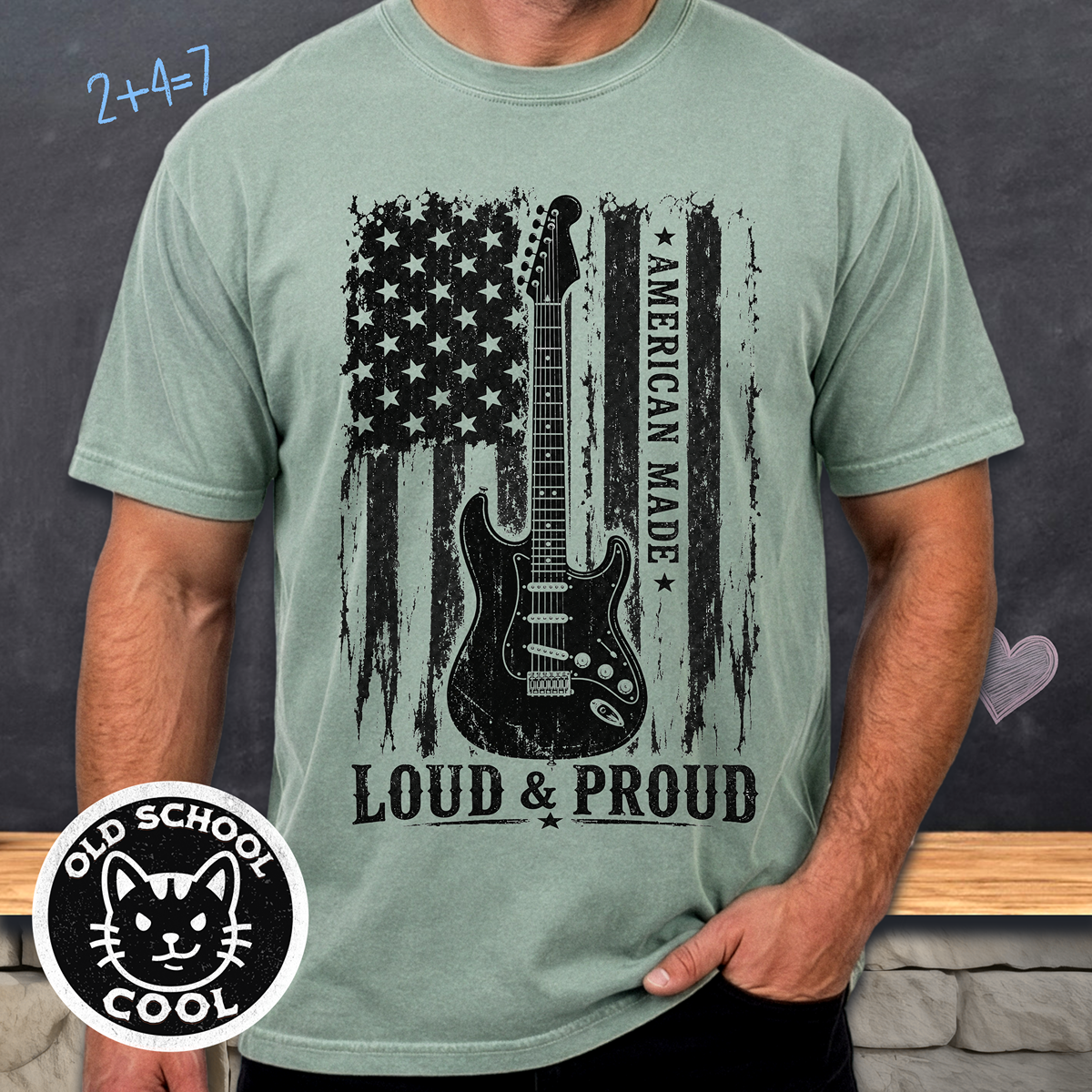 Electric American Tee