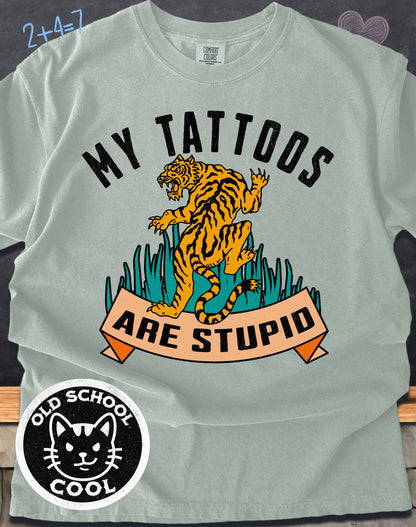 My Tattoos Are Stupid™ Vintage Tiger T-Shirt