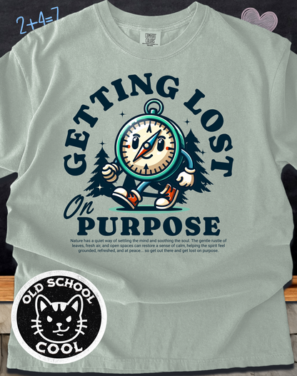 Getting Lost Compass Mascot Tee