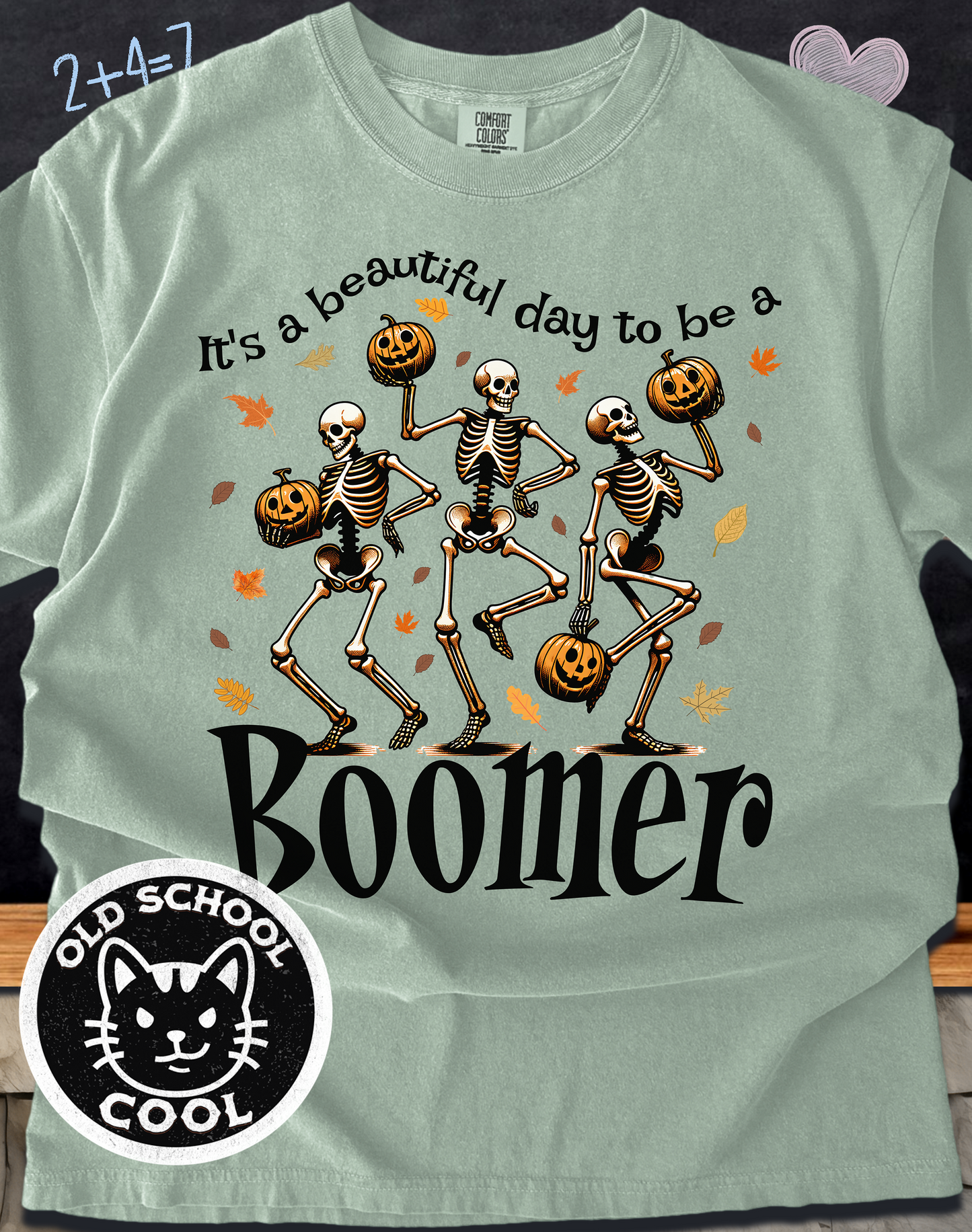Beautiful Boomer Skeleton Tee - Halloween Tee