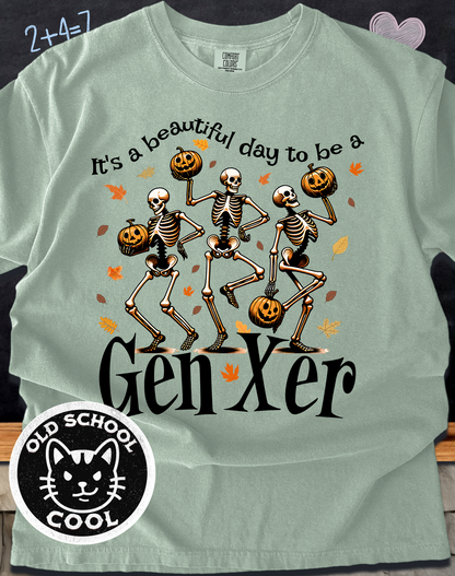 Beautiful Gen Xer Skeleton Tee - Halloween Shirt