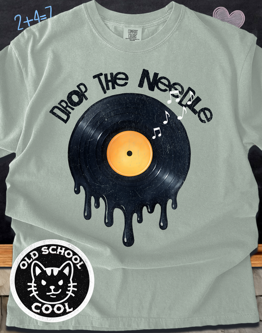 Drop the Needle Vinyl Drip Tee
