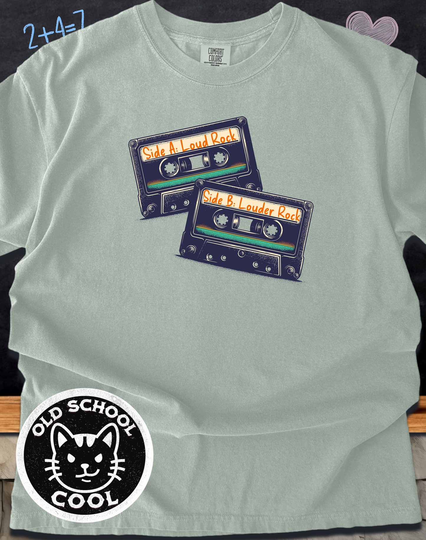 Side A: Loud Rock Cassette Tee