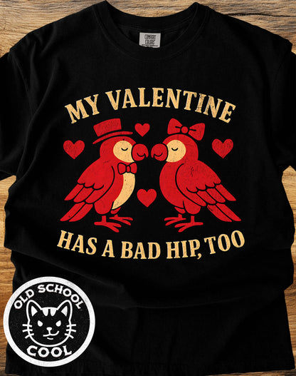 Bad Hip Lovebirds Valentine Tee