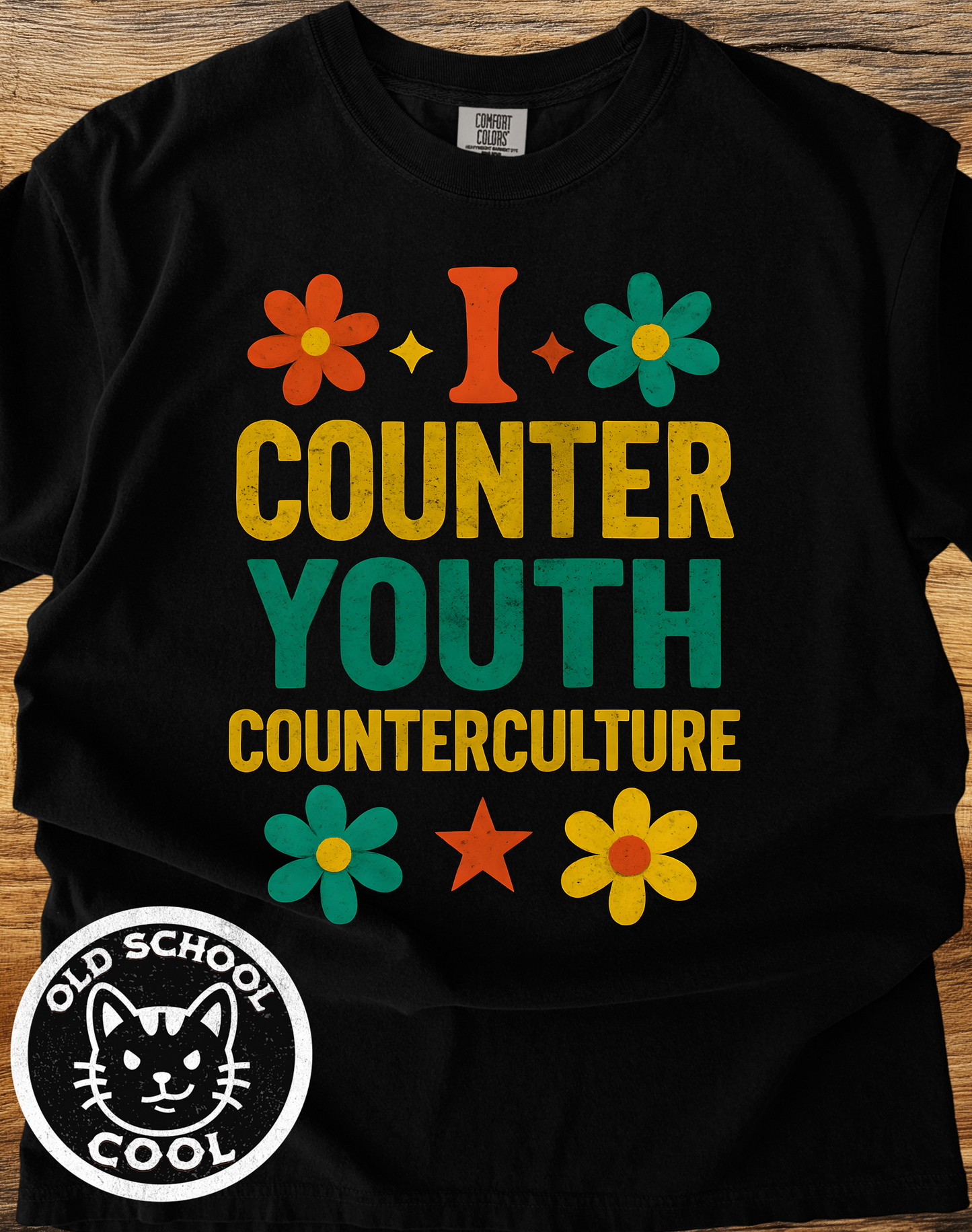 Floral Counter Youth Counterculture Tee