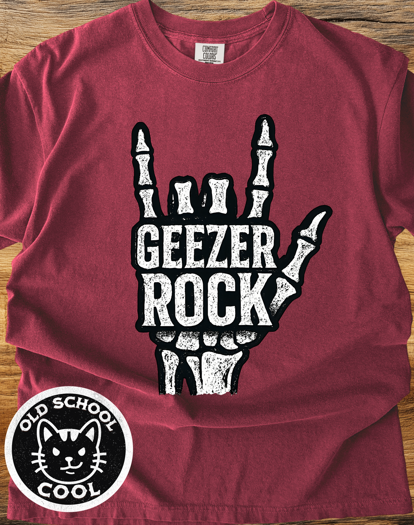 Geezer Rock Skeleton Love Tee
