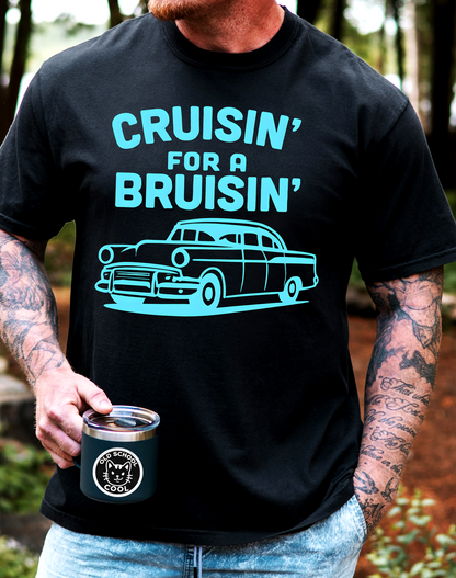 Cruisin' for a Bruisin" Classic Car Tee