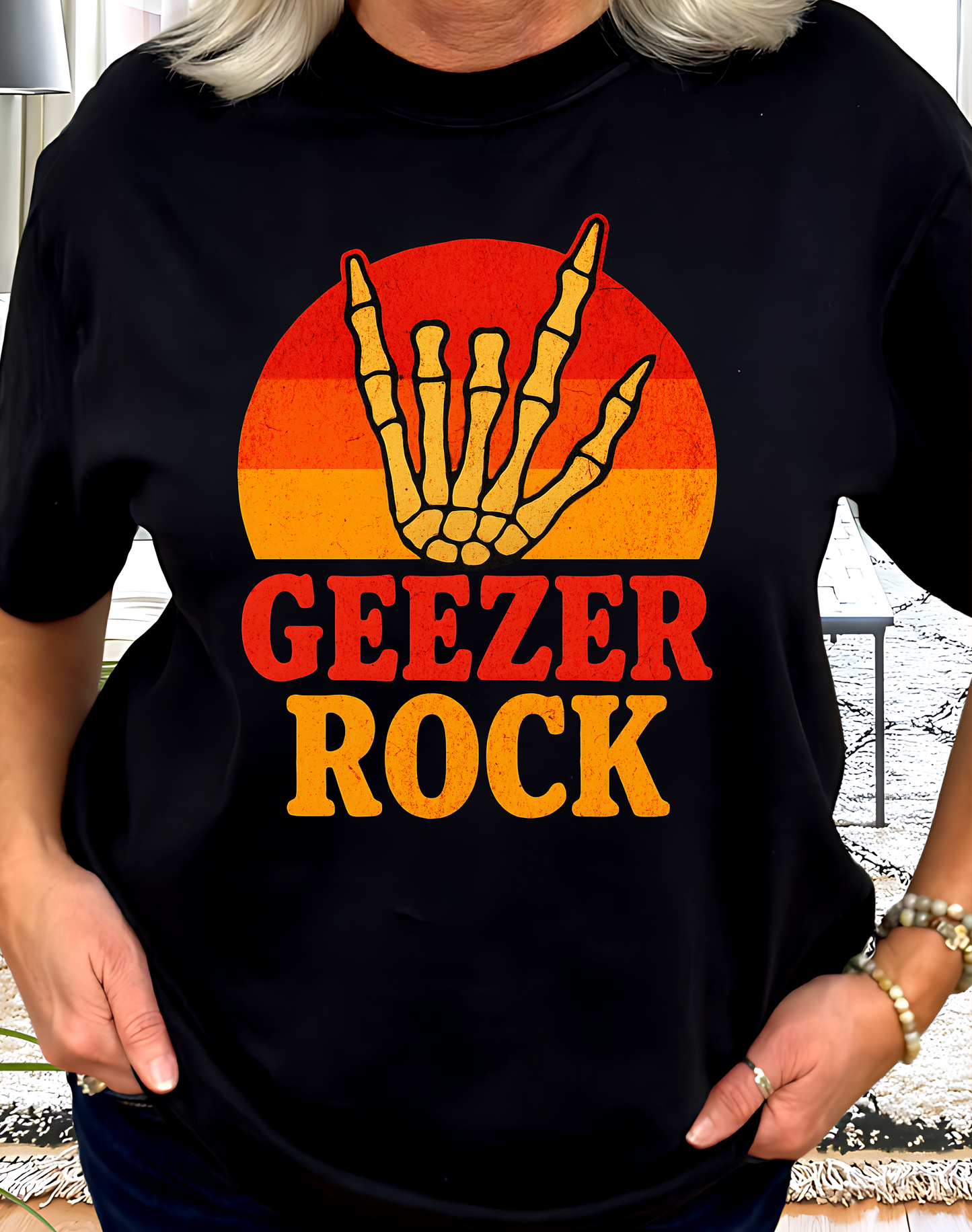 Geezer Rock Skeleton Love Tee