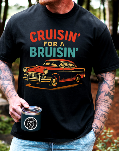 Vintage Cruisin' for a Bruisin" Classic Car Tee