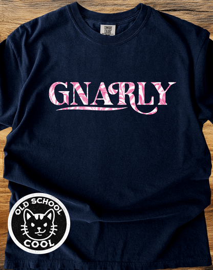 Gnarly Toile Typography T-Shirt