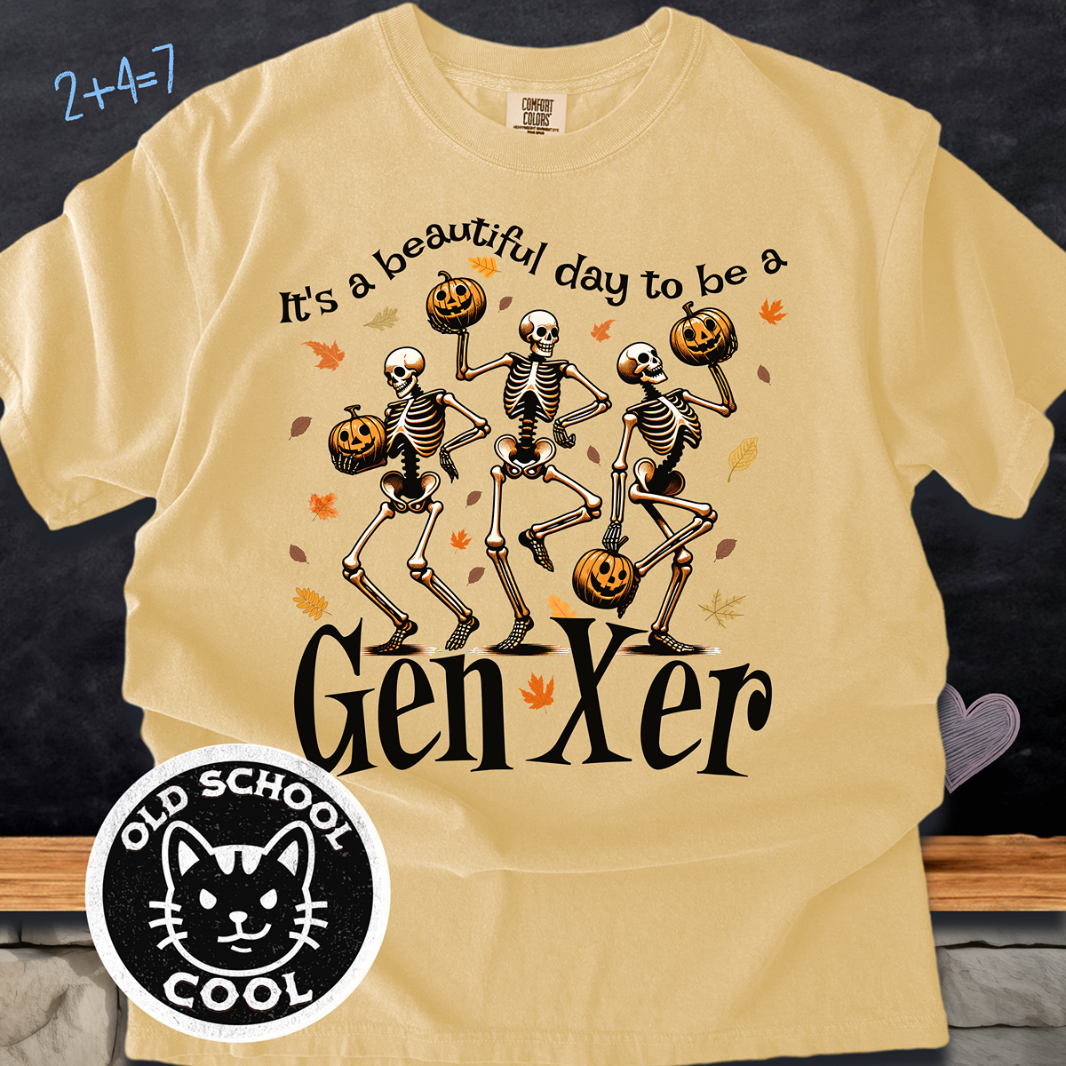 Beautiful Gen Xer Skeleton Tee - Halloween Shirt