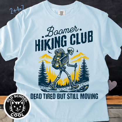 Boomer Hiking Club Skeleton Tee