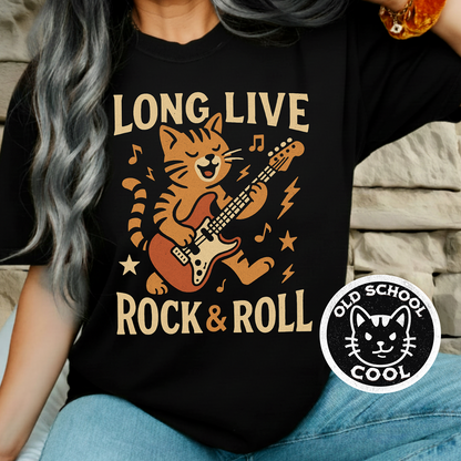 Long Live Rock & Roll Cat Tee