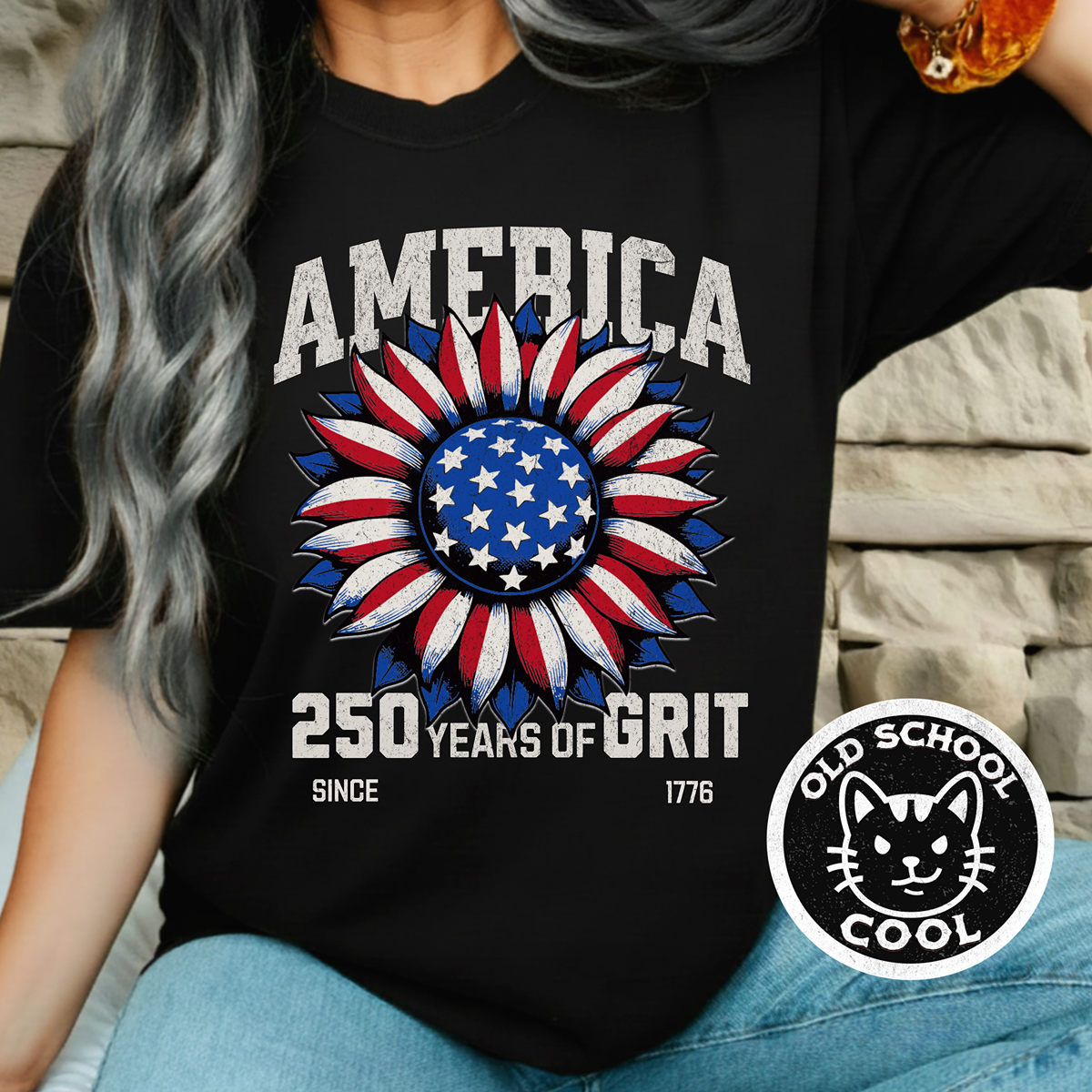 American Grit Sunflower Tee