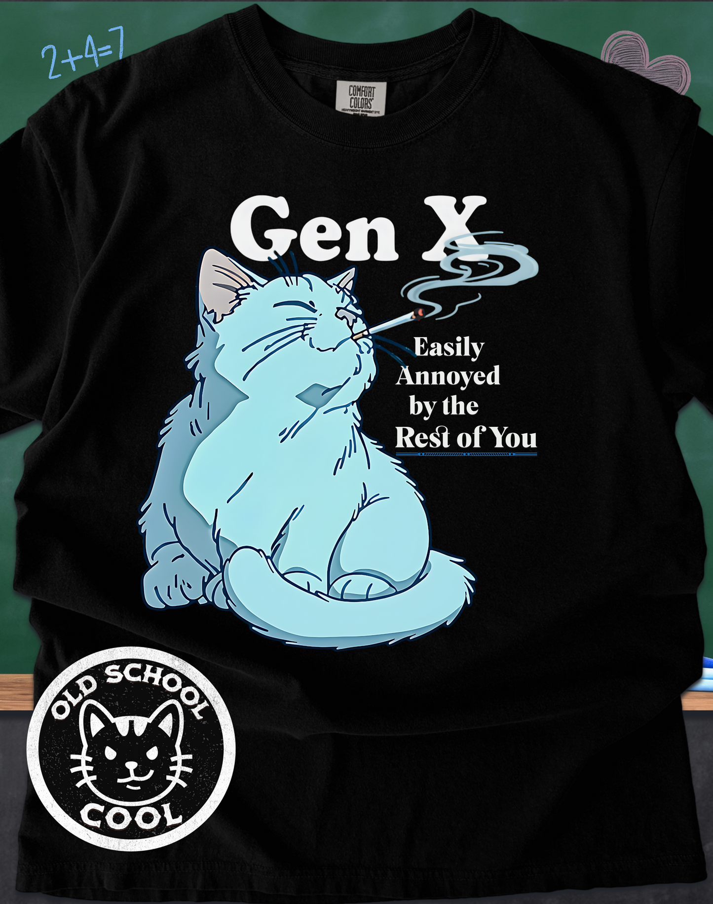 Gen X Easily Annoyed Cat Tee