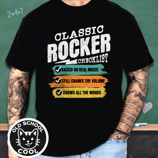 Classic Rocker Checklist Tee