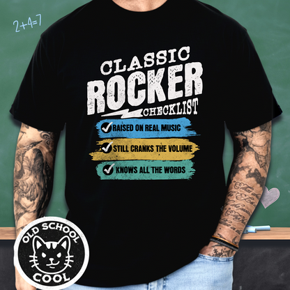 Classic Rocker Checklist Tee