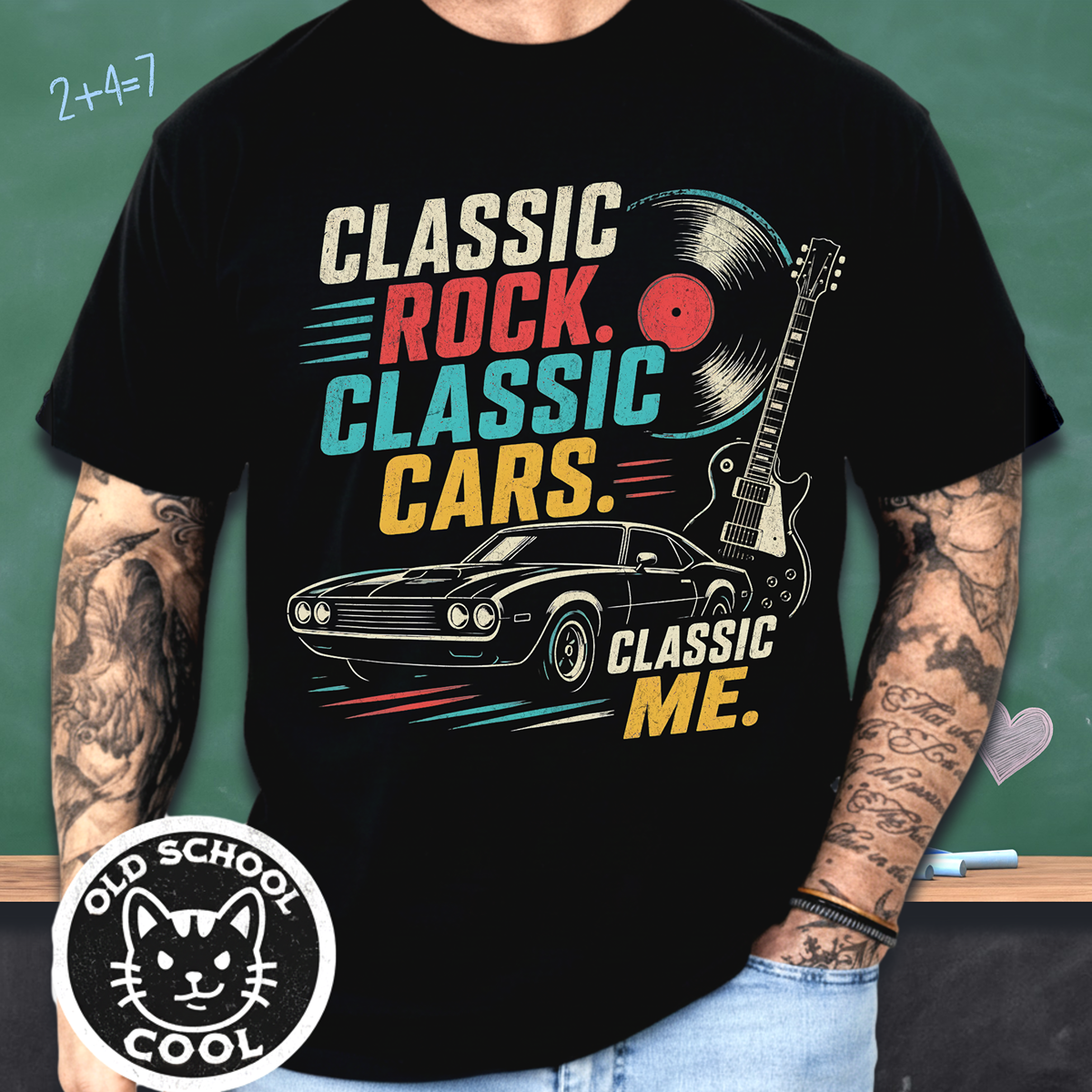 Classic Rock, Cars, Me Tee