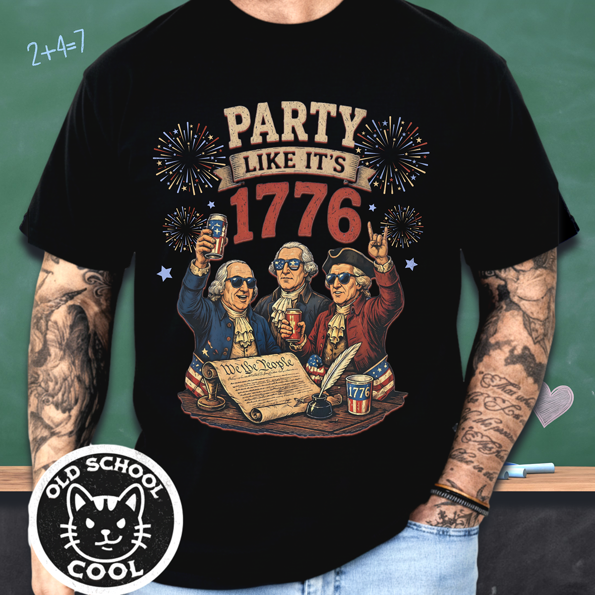 Party Like It's 1776 Tee | Independence Day | America 250 Anniversary
