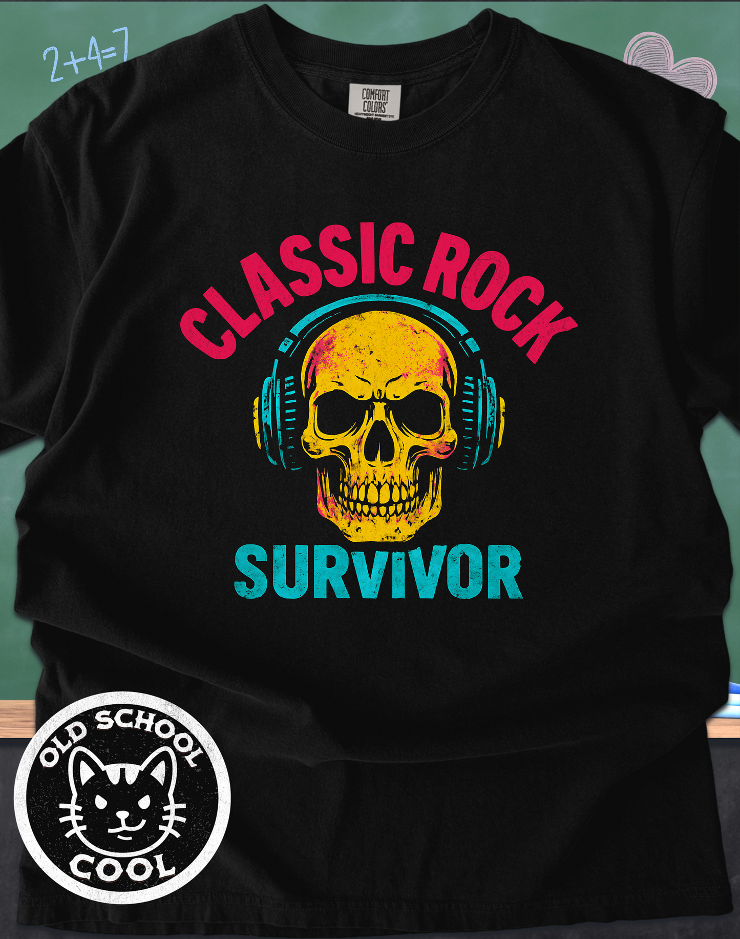 Classic Rock Survivor Skull Tee