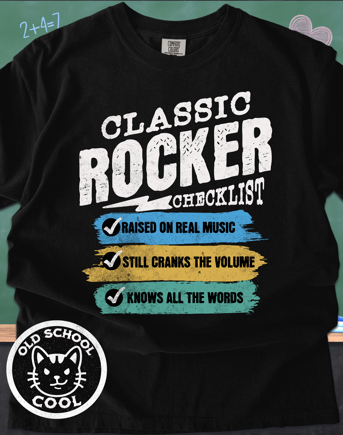 Classic Rocker Checklist Tee