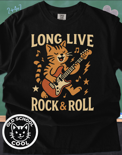 Long Live Rock & Roll Cat Tee