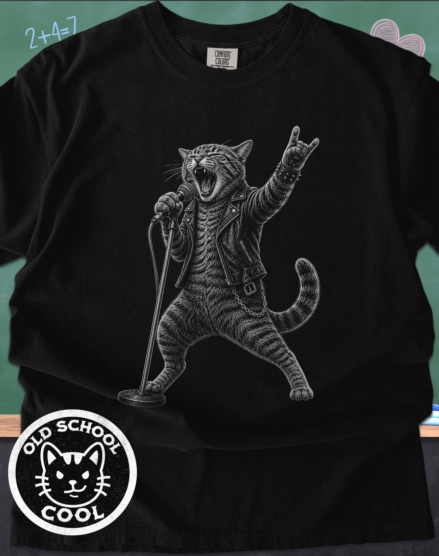Rock Cat Singer Tee