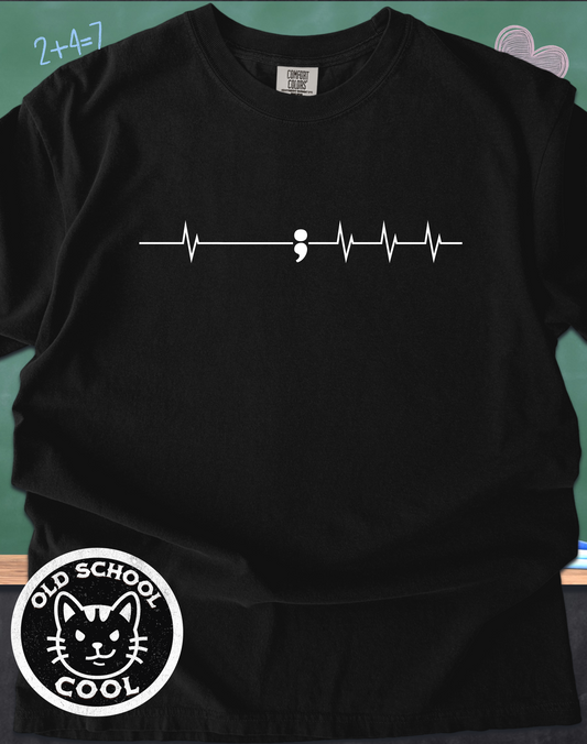 Semicolon ECG T-shirt