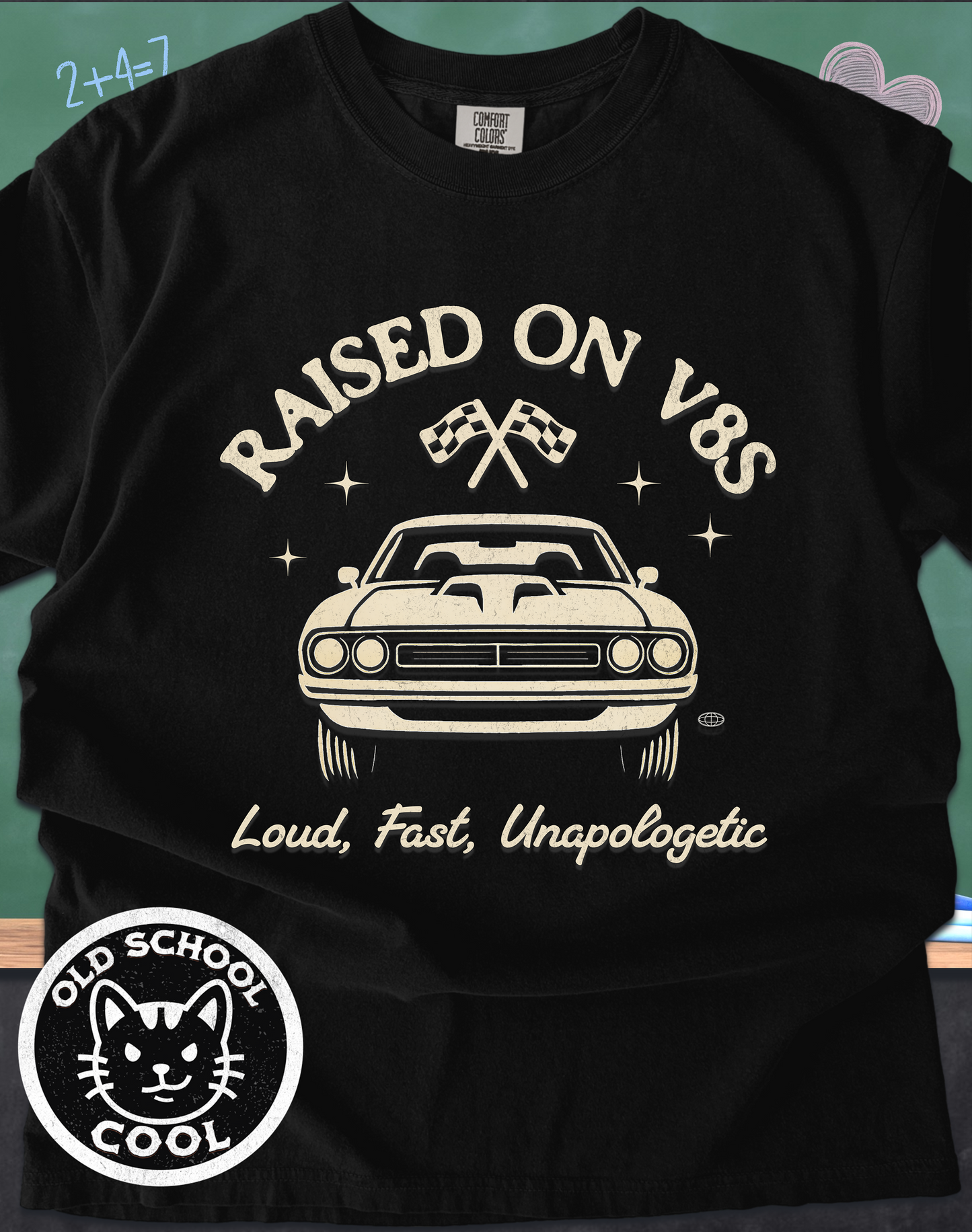 Raised on V8s Tee