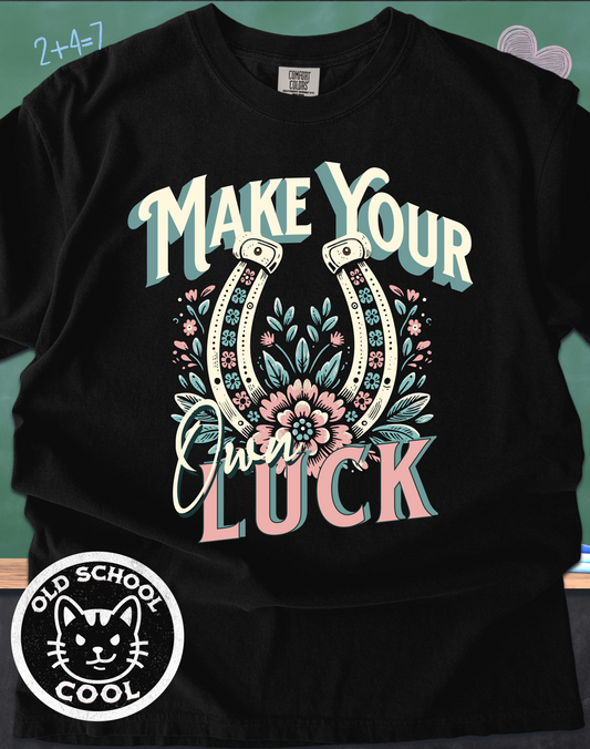 Make Your Own Luck Boho Horseshoe T-Shirt