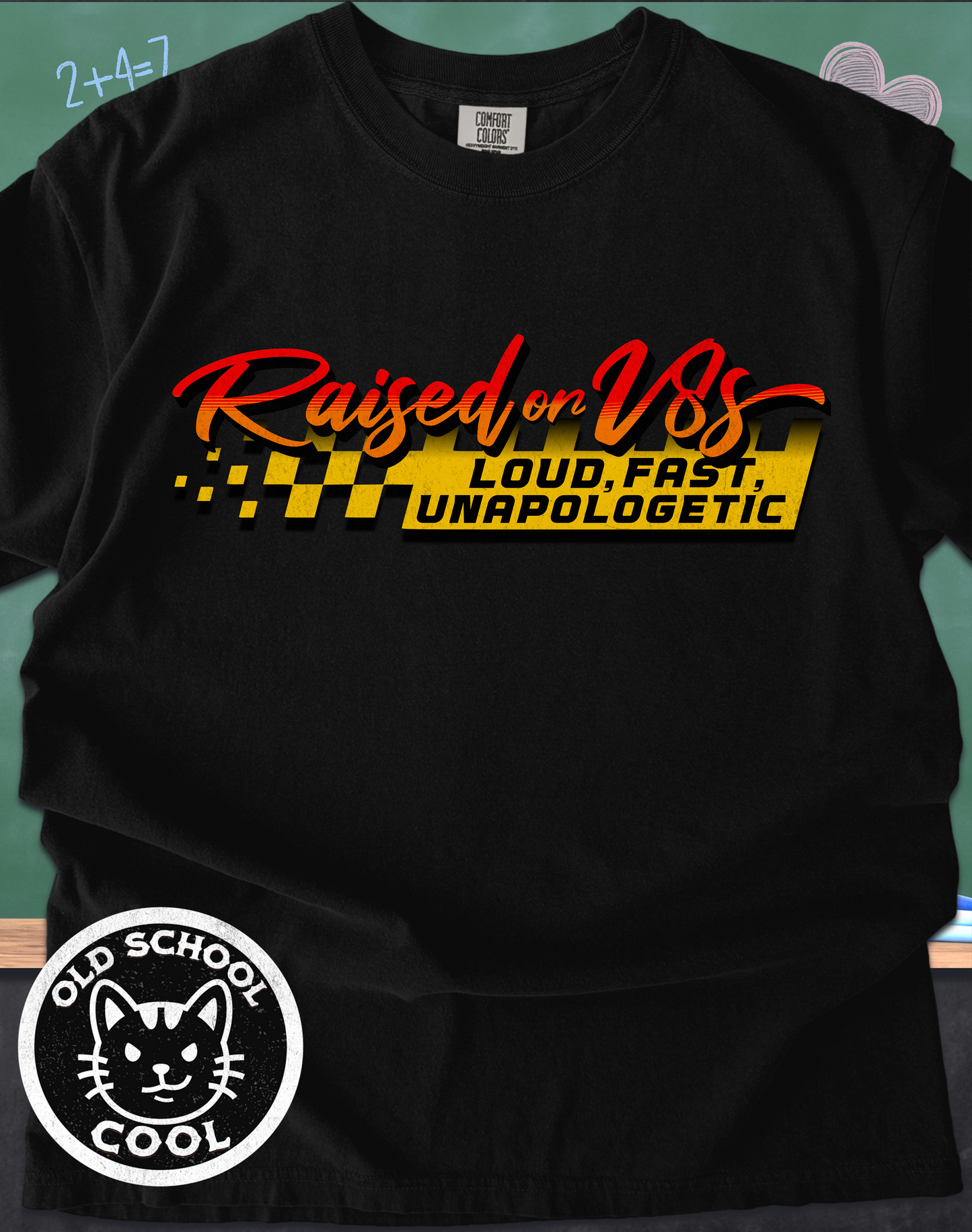 Raised on V8s Tee