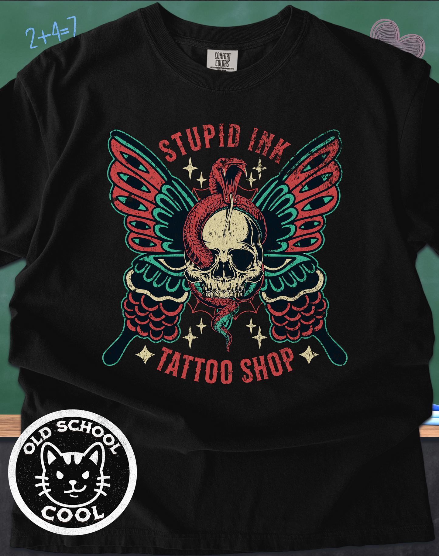 Stupid Ink Tattoo Shop Vintage Tee