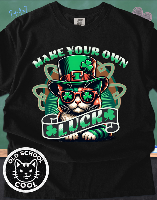 Make Your Own Luck Cat Tee
