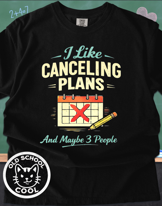 I Like Canceling Plans & Maybe 3 People Tee