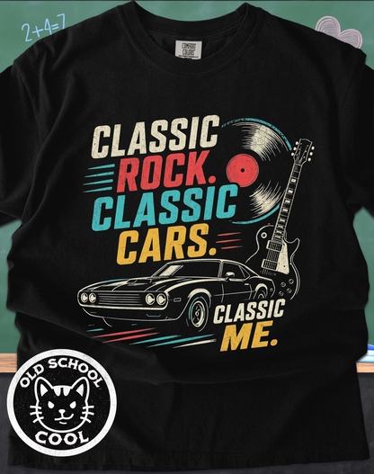 Classic Rock, Cars, Me Tee
