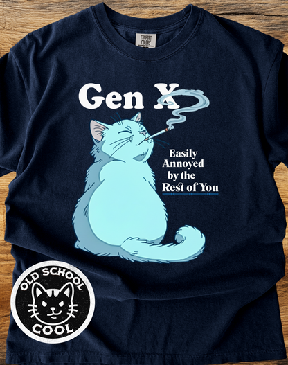 Gen X Easily Annoyed Cat Tee