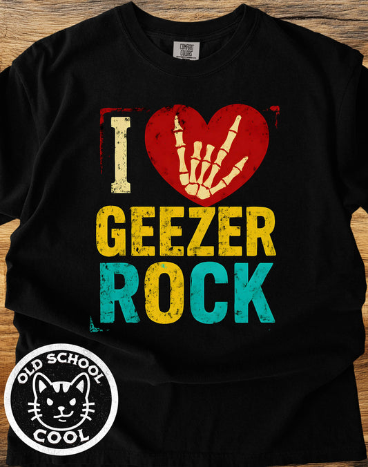 I ❤️ Geezer Rock Tee