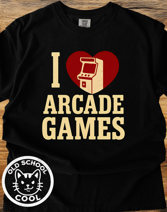 I ❤️ Arcade Games Tee
