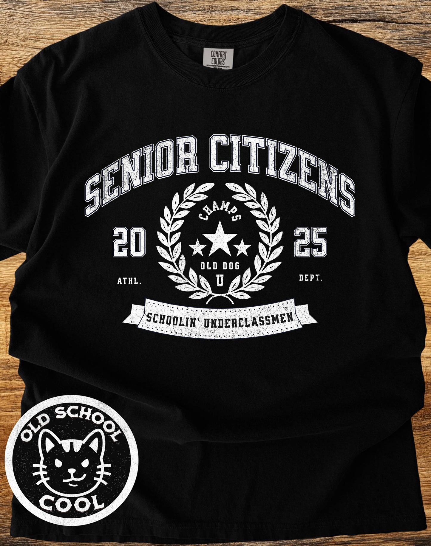Senior Citizens Old Dog U T-Shirt