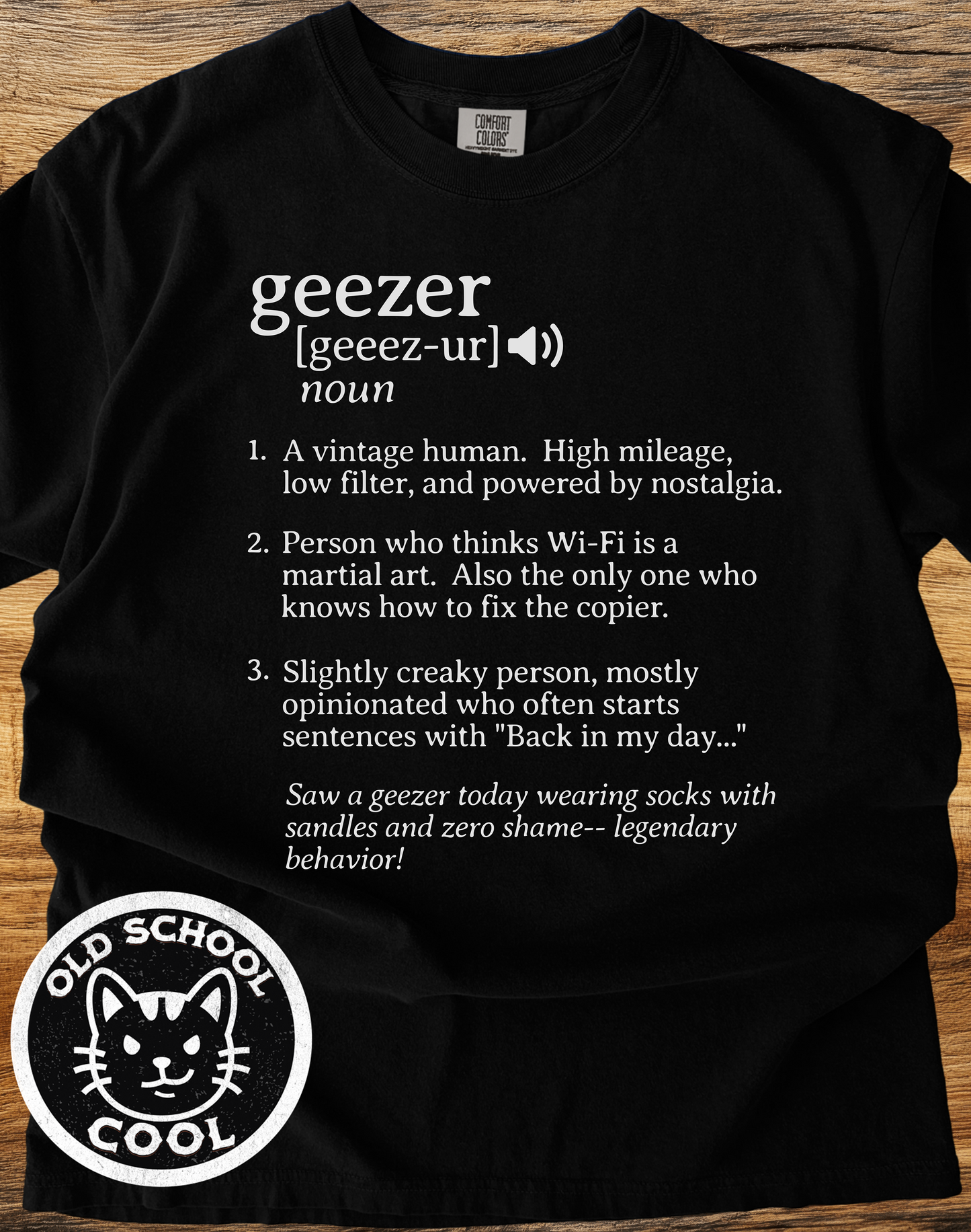 Geezer Definition Tee