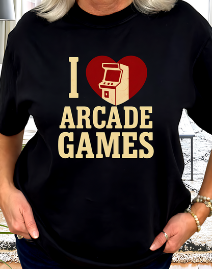 I ❤️ Arcade Games Tee